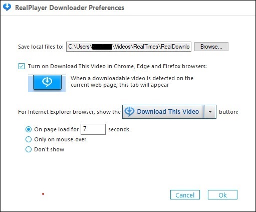 realplayer video downloader chrome